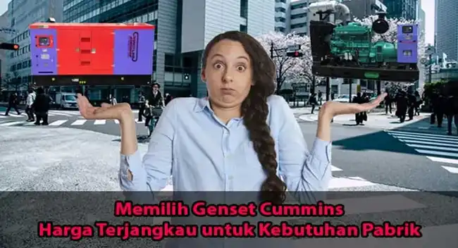 genset cummins untuk pabrik