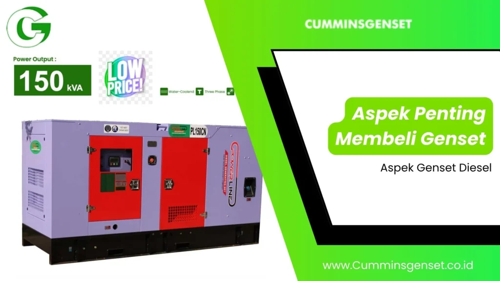 Genset Cummins 150 kVA