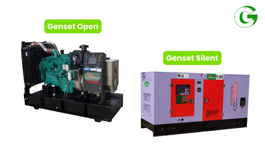 Gambar Genset Cummins 150 kVA Open dan Silent Type