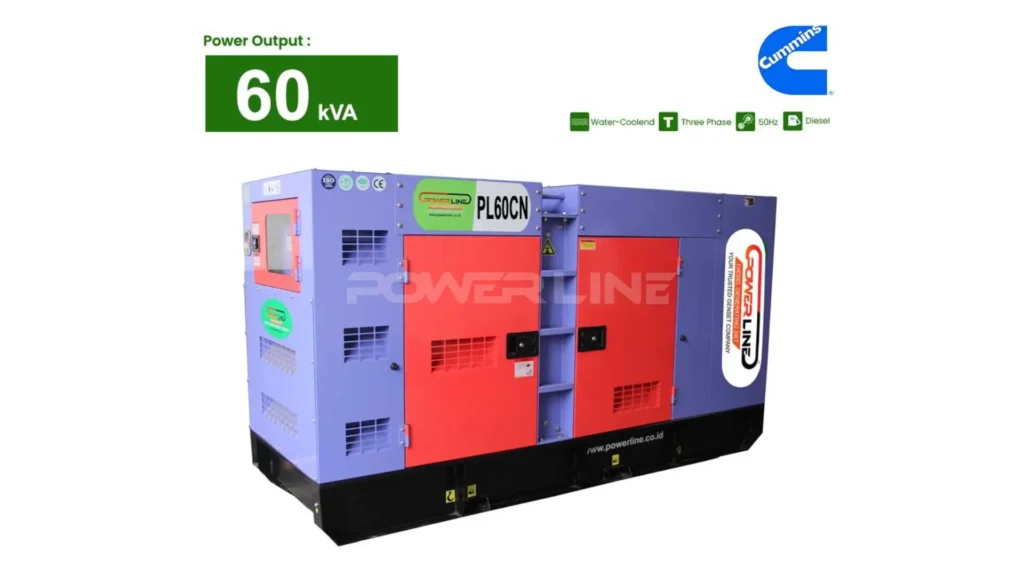 Genset Cummins 60 kVA Tipe Silent