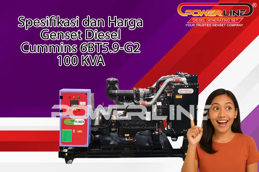 Spesifikasi dan Harga Genset Diesel Cummins 6BT5.9-G2 100 KVA