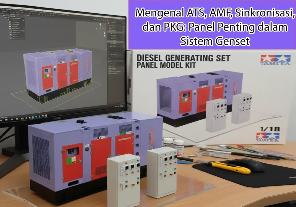 Mengenal panel ATS, AMF, Sinkronisasi, dan PKG genset