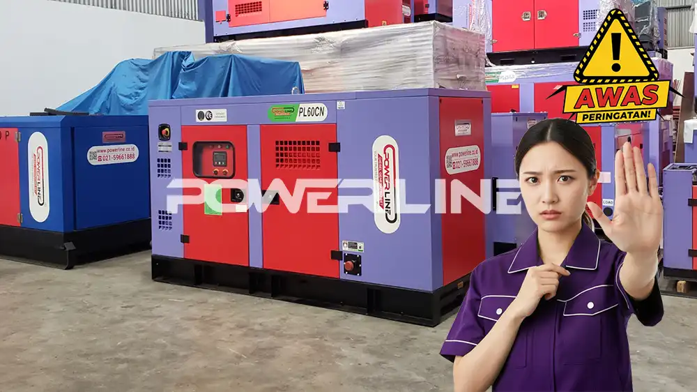 awas genset cummins palsu
