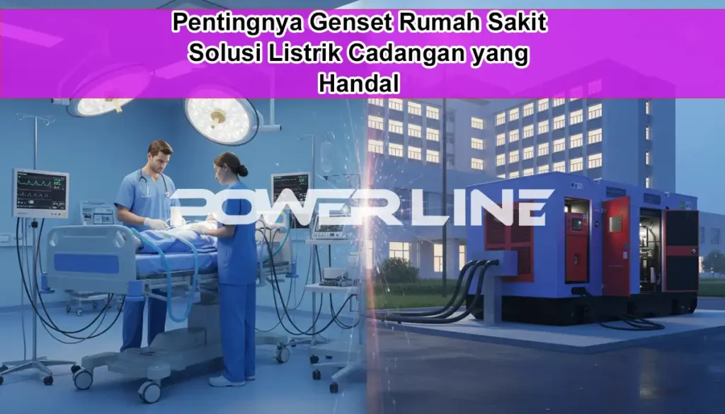 genset silent untuk rumah sakit powerline