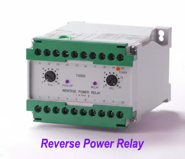 reverse power relay