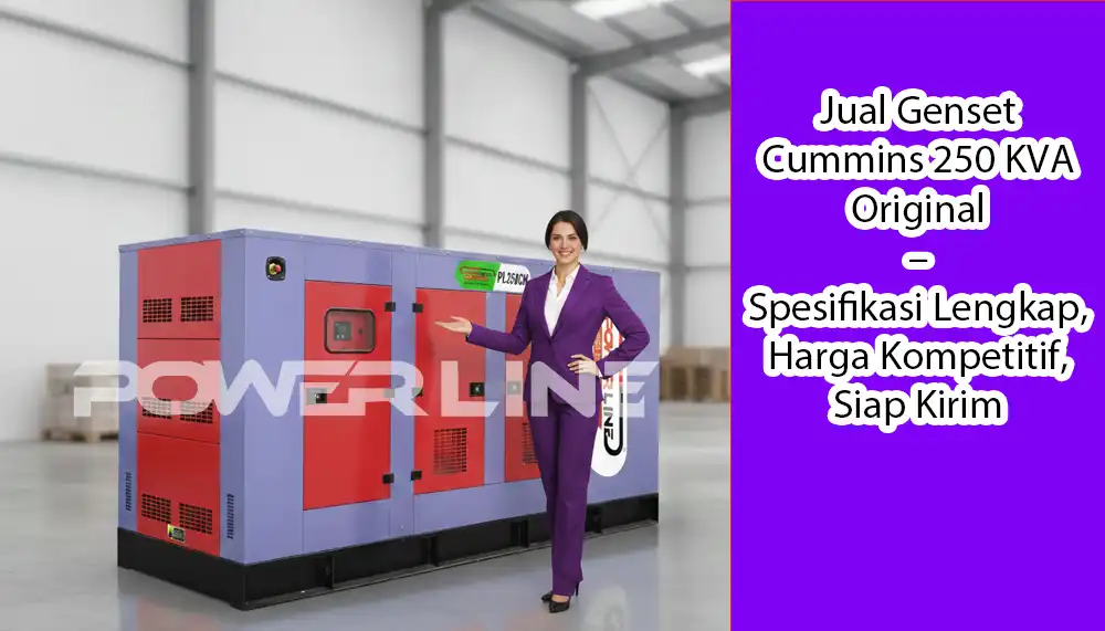Jual Genset Cummins 250 KVA Original