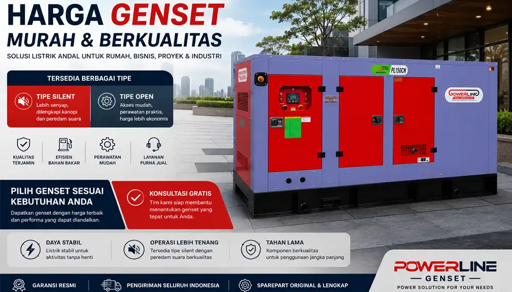 harga genset murah
